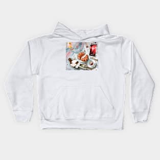 Breakfast in Paris Kids Hoodie